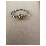 Sterling Amber Bracelet