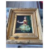 Antique Signed Mille Oil on Canvas Painting