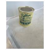 H K Billups Mathews Va Pint Oyster Can