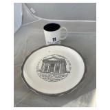 Bank of Lancaster Plate and Mug
