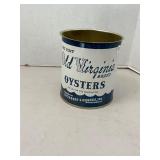 Old Virginia Bohannon Pint Oyster Can