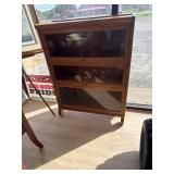 Ant 3 Section Zebra Tiger Oak Barrister Bookcase
