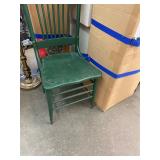 Antique Green Chair
