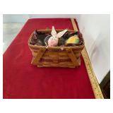 Longaberger Basket with Eggs