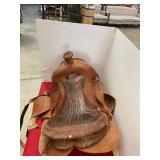 Vintage Leather Saddle