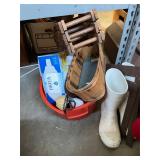 Boots, 90 Degree Squares, and Decor Lot