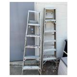 2 Aluminum Ladders
