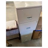2 Metal Filing Cabinets