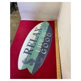 Beach Metal Sign