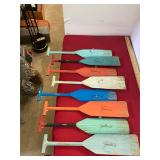 Nautical Metal Paddle Coat Rack