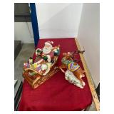 Santa & Sleigh Decor