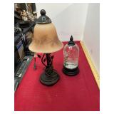 2 Floral Lamps