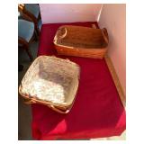 2 Longaberger Baskets