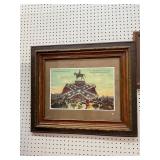Antique Frame Human Confederate Flag Print