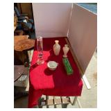 Lenox Vases, Lucky Bird, Thermometer, and N&W Cup