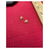 Pair of 14K Gold Butterfly Earrings