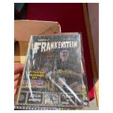 Vintage Frankenstein Magazines and Star Trek Cards