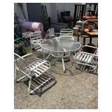Glass Top Patio Set