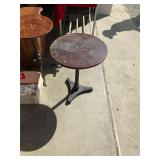 Antique Cast Iron Base Round Table