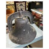 Antique Cast Iron School Bell