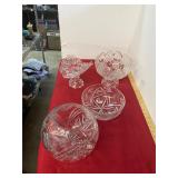 4 Piece Crystal Lot