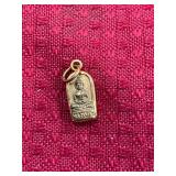 Gold Tone Buddha Charm