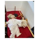 2 Porcelain Dolls