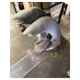 Aluminum Koi Fish Garden Statues
