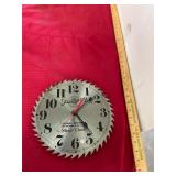 Sears Saw Blade Shop Clock