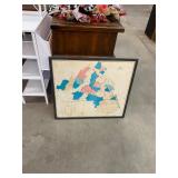 Vintage Vepco Power Map