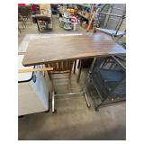 Rolling Adjustable Height Table