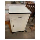 Vintage Enamel Kitchen Cabinet