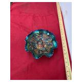 Grape Carnival Glass Bowl