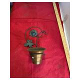 Vintage Copper Flower Pot