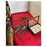 Baby Set and Iron Sleigh