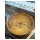 Antique Wooden Bowl