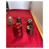 Antique Insulators and Globe