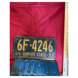1950s License Plates Lot
