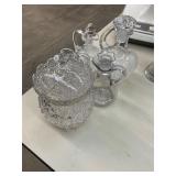 Crystal and Pressed Glass Lot