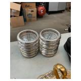 Sterling and Silver Plate Ring Coasters