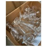 Etched Stemware Lot