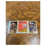 3 Vintage Basketball Cards