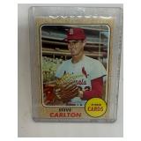1968 Steve Carlton Topps St Louis Cardinals Card