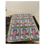 1980s Baseball Rookies Binder