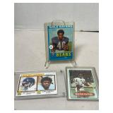 Gale Sayers and Walter Payton Cards Lot