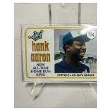 1974 Hank Aaron Home Run Leaders Card