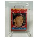 1959 Topps Warren Spahn Sporting News