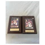 Chris Weber and Jamal Mashburn RC Plaques