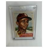 1953 Satchell Paige RC Card
