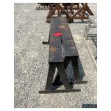 Pair of Heavy Duty Steel Saw Horses 26"x48"